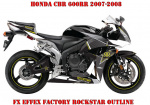 Rockstar Outline for Honda CBR 600RR 2007-2008